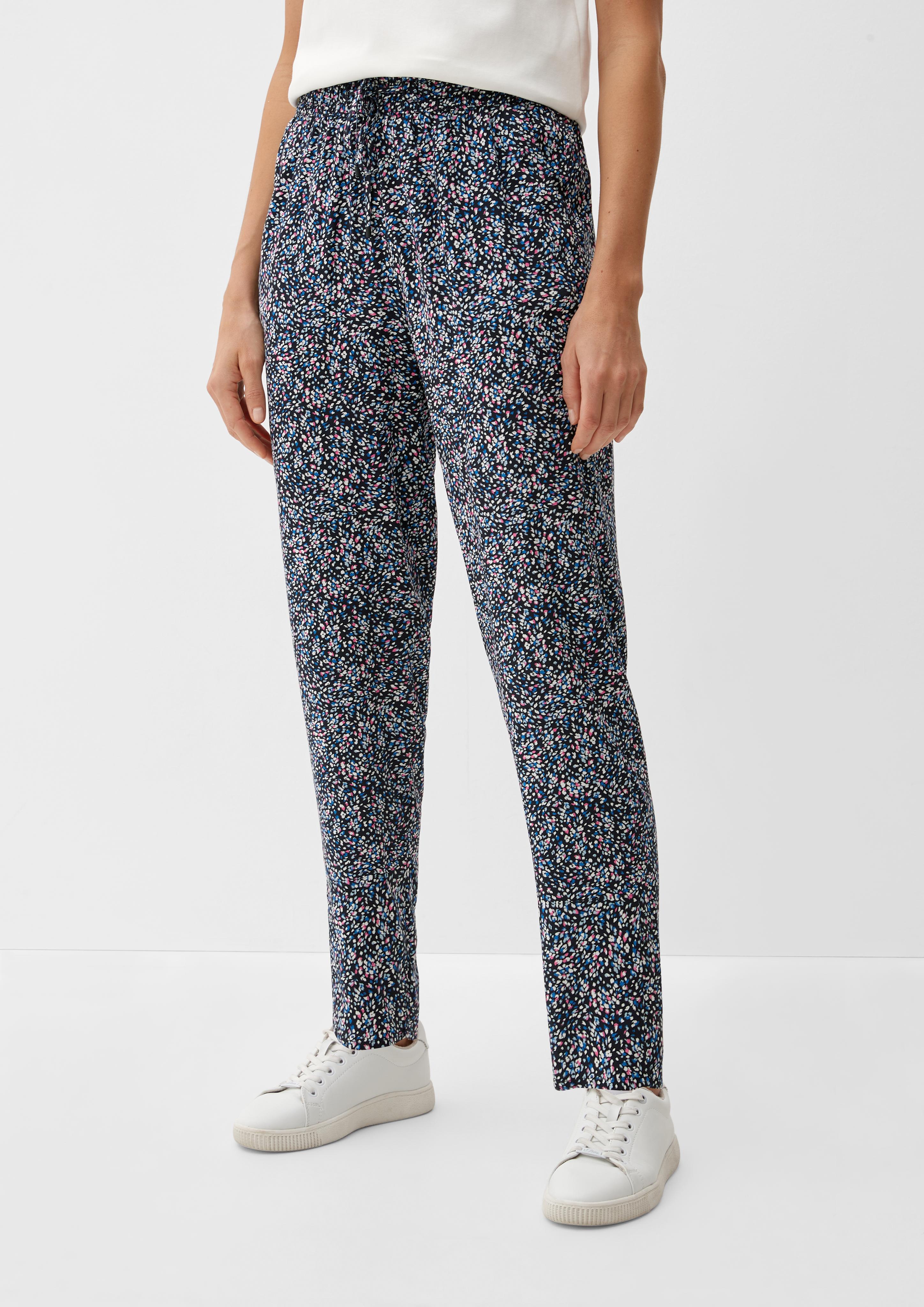 Relaxed: Hose aus reiner Viskose  2132619-59B6