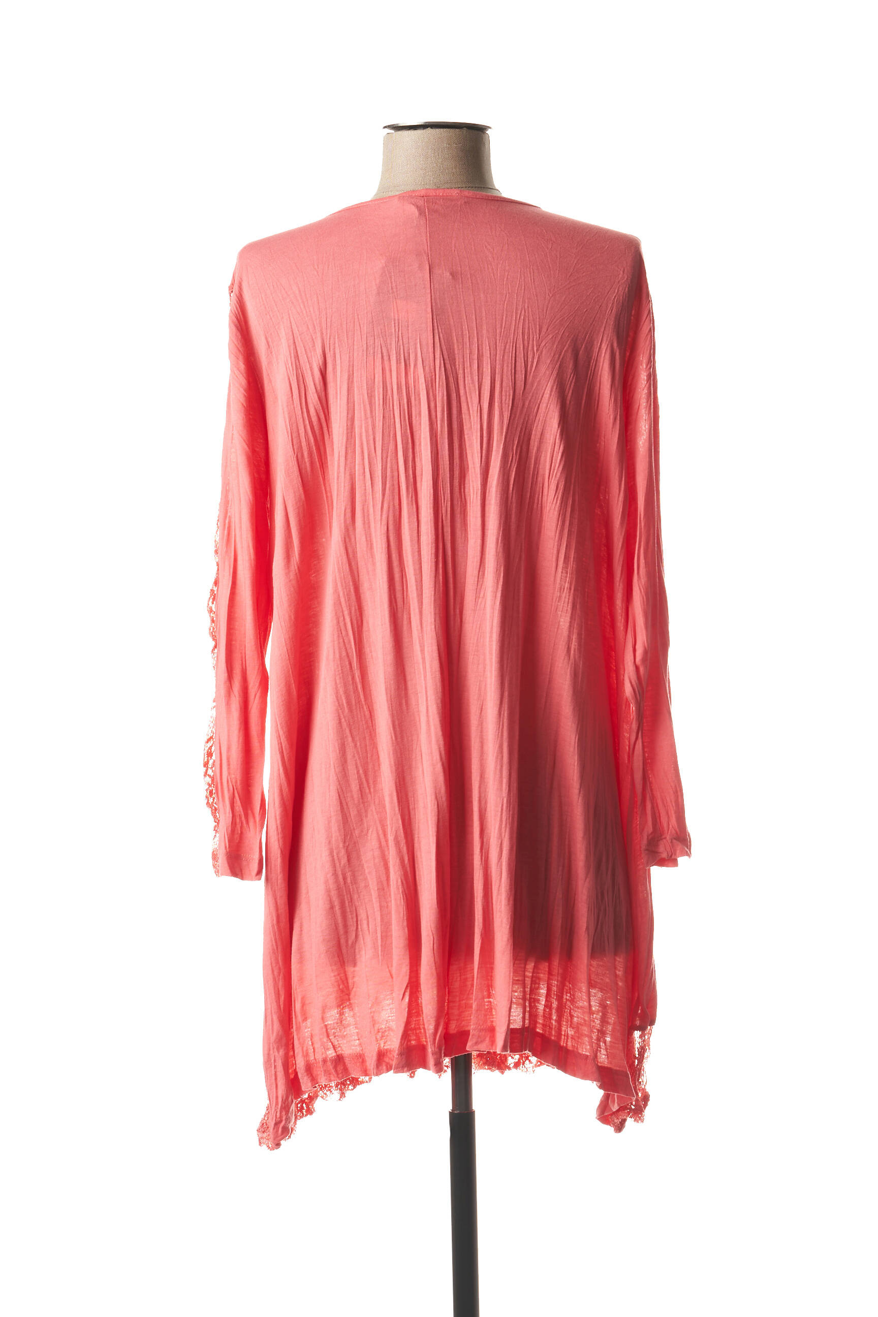 Lauren Vidal Tuniquemanchelongue Femme couleur rose