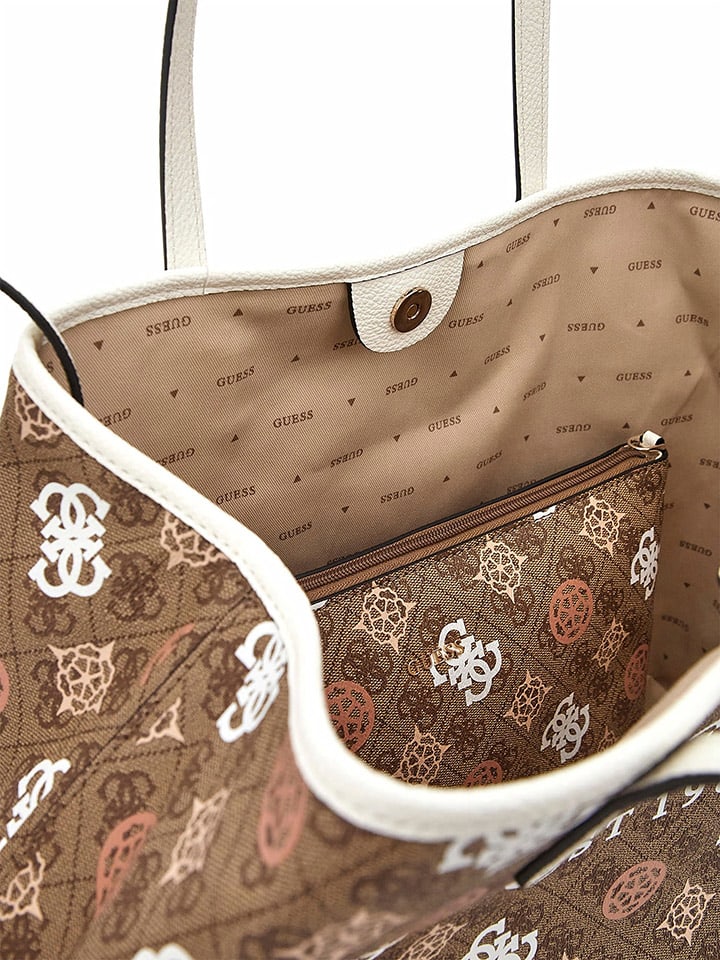Guess Schultertasche in Hellbraun - (B)40 x (H)31 x (T)16 cm günstig kaufen onesize