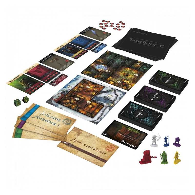 Dungeons et dragons : chaos à padhiver, jeu d'enquête Hasbro