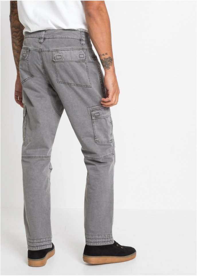 Loose Fit Cargohose, Straight