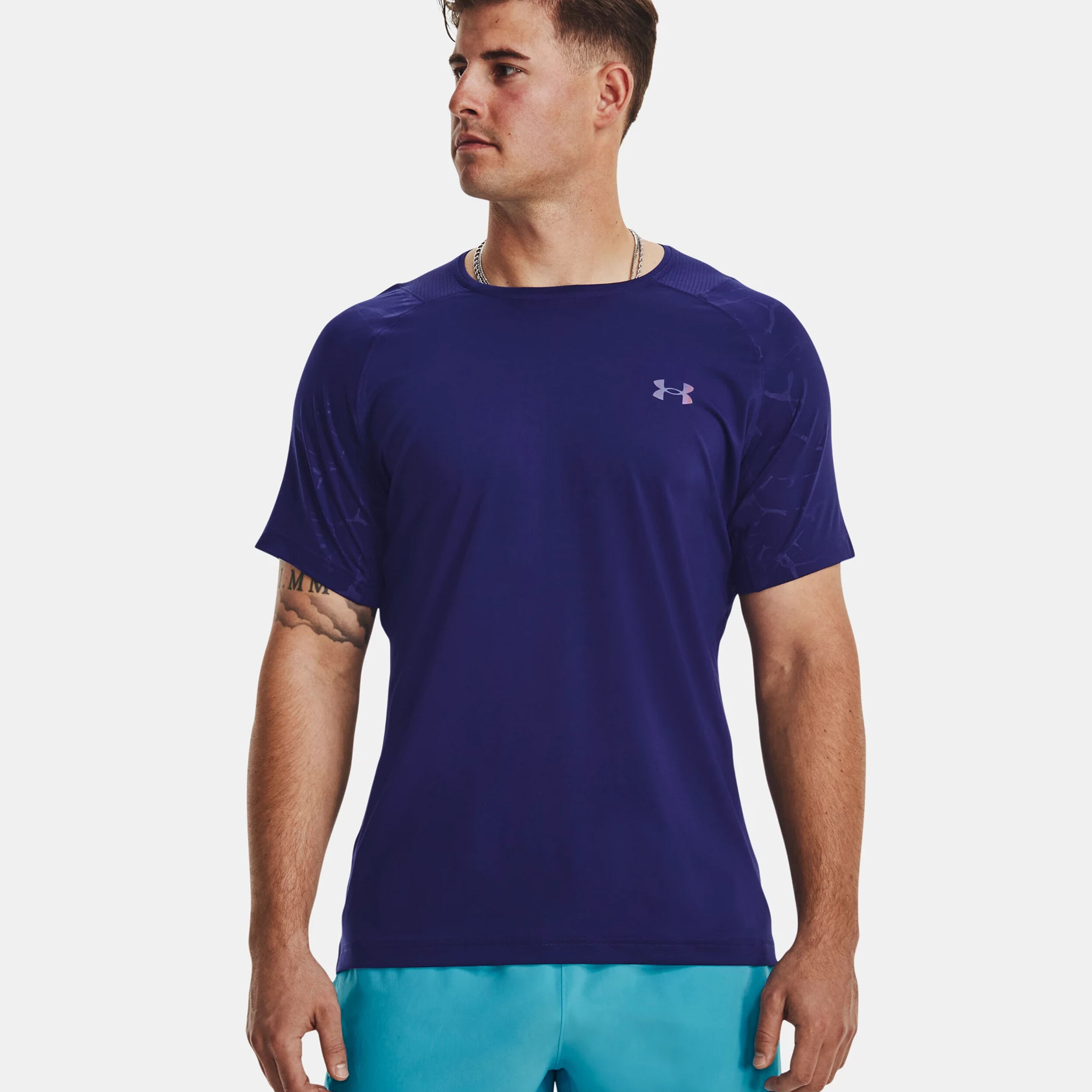 Rush Emboss T-Shirt Herren - Blau