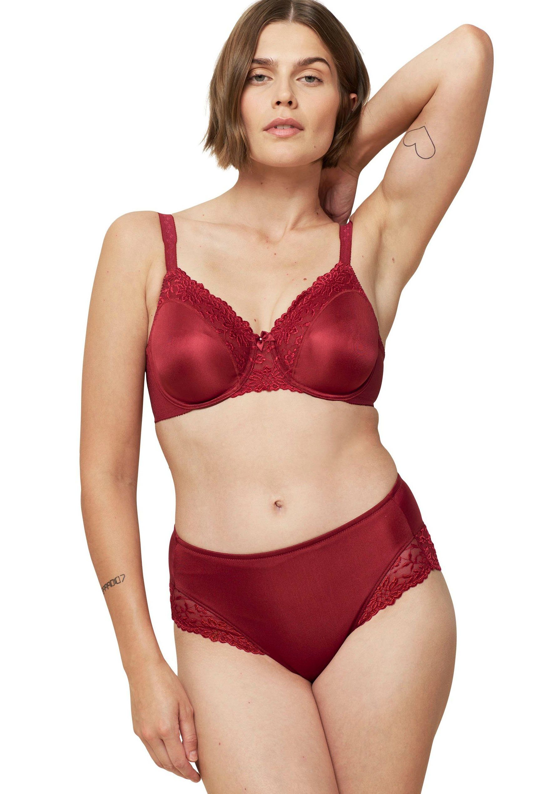 Triumph Minimizer-BH Ladyform Soft W Cup C-F, Bügel-BH mit Spitzendetails