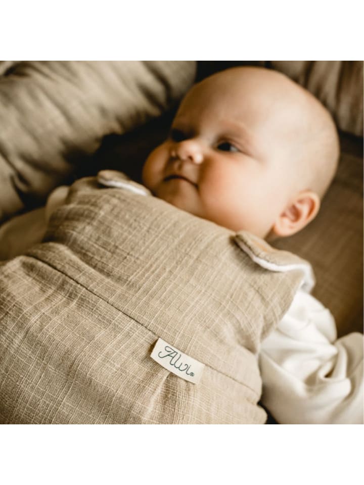 Alvi Baby-Mäxchen Außensack - Slub Muslin - Gr. in braun günstig kaufen