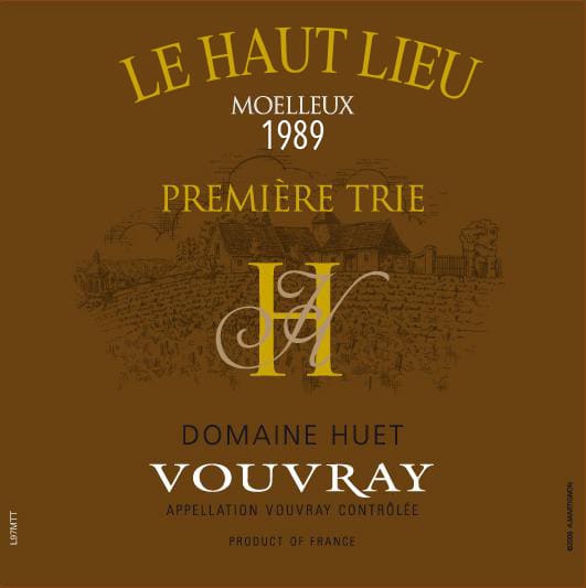 Huet: Vouvray Le Haut-Lieu Moelleux Première Trie 1993