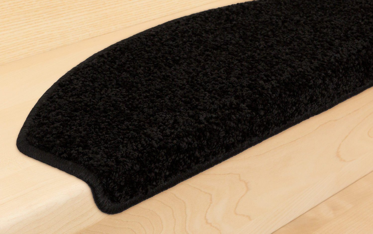 Stufenmatte Stufenmatten Marseille Halbrund Schwarz 14 Stück, Metzker®, halbrund, Höhe: 13 mm, 14 Stück im Set - Schwarz
