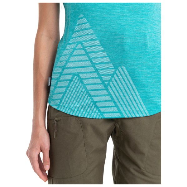 Icebreaker - Women's 125 Cool-Lite Sphere II S/S Peak Quest - Merinoshirt