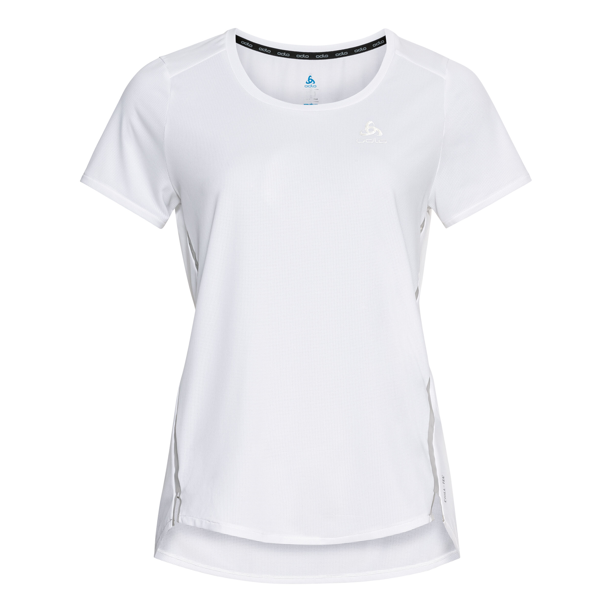 Zeroweight Chill-Tec Crew Neck Laufshirt Damen - Weiß