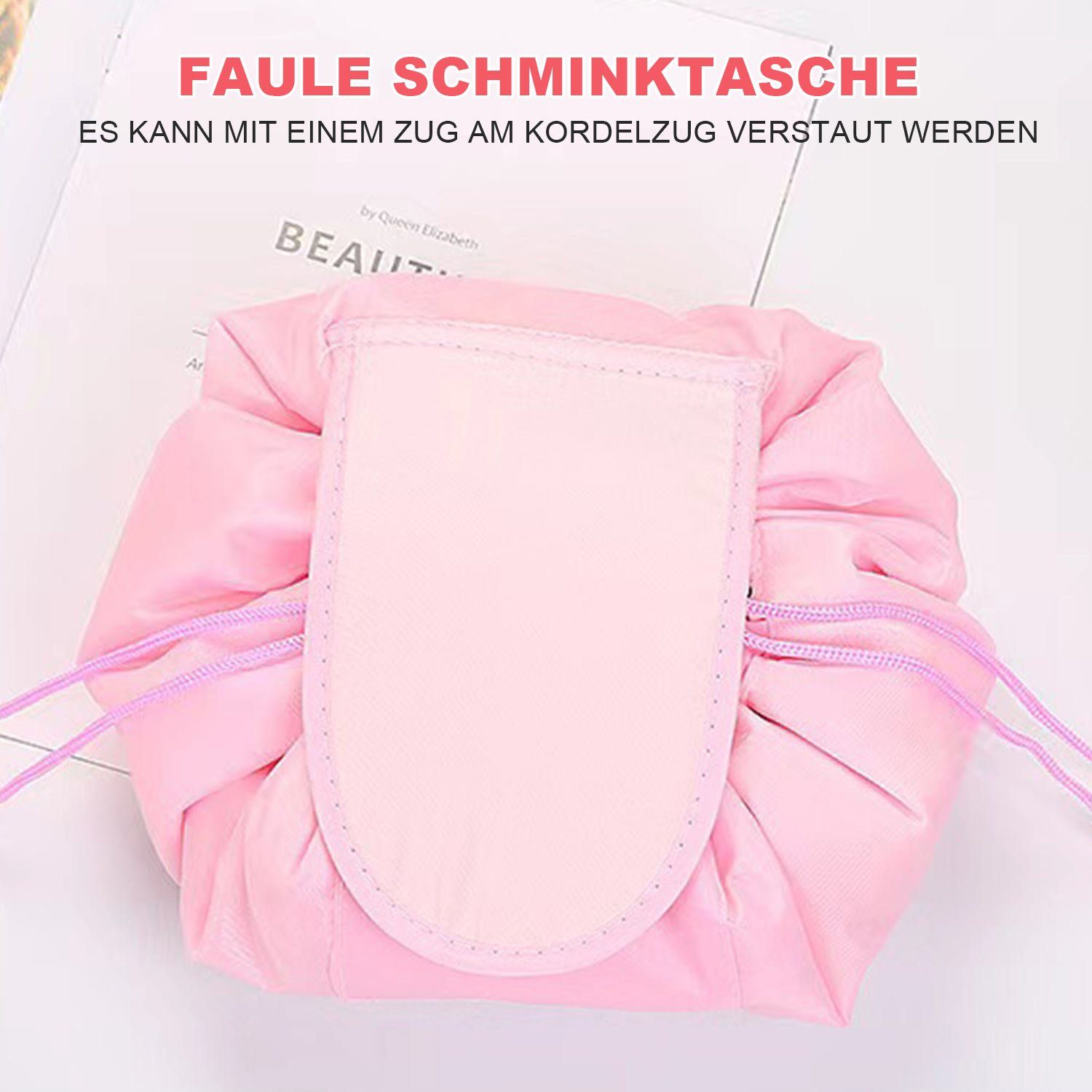 TOPMELON Kosmetiktasche Makeup Tasche Schminktasche, One-Step Organizer
