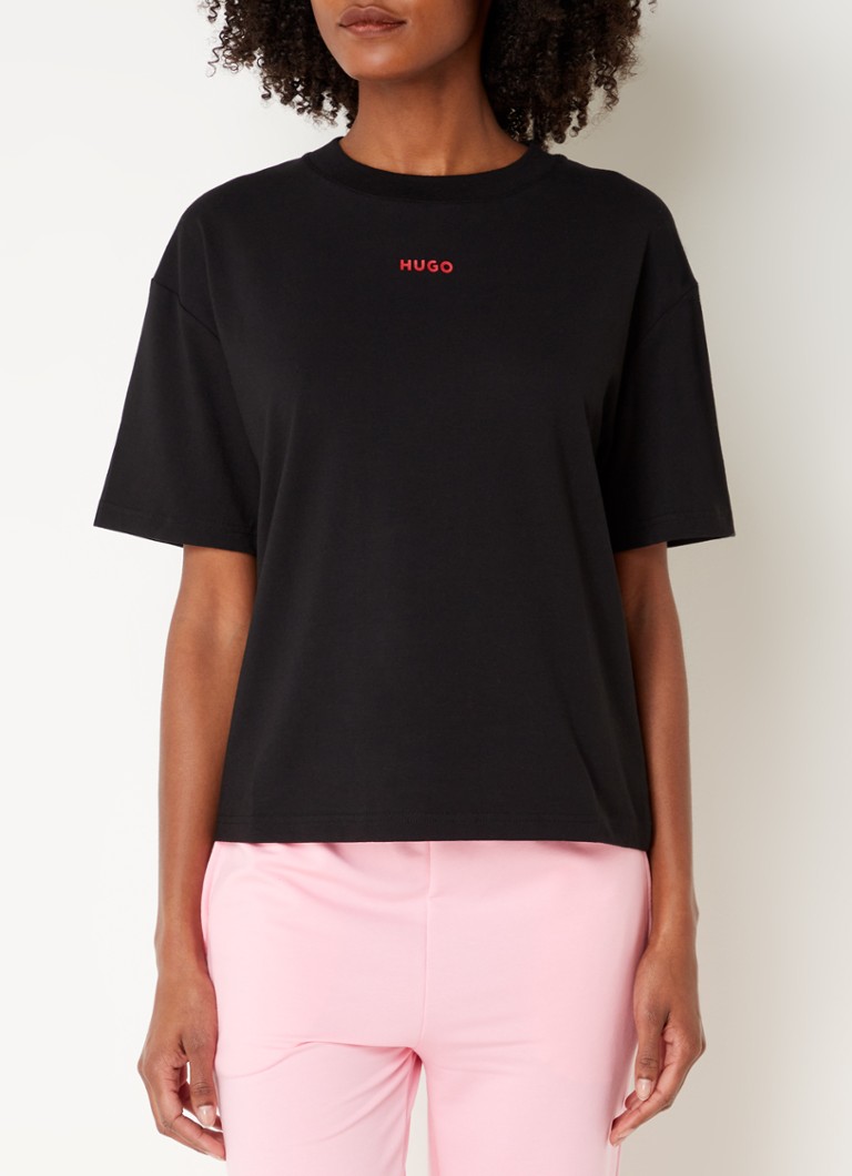 HUGO BOSS  Shuffle lounge T-shirt met logo