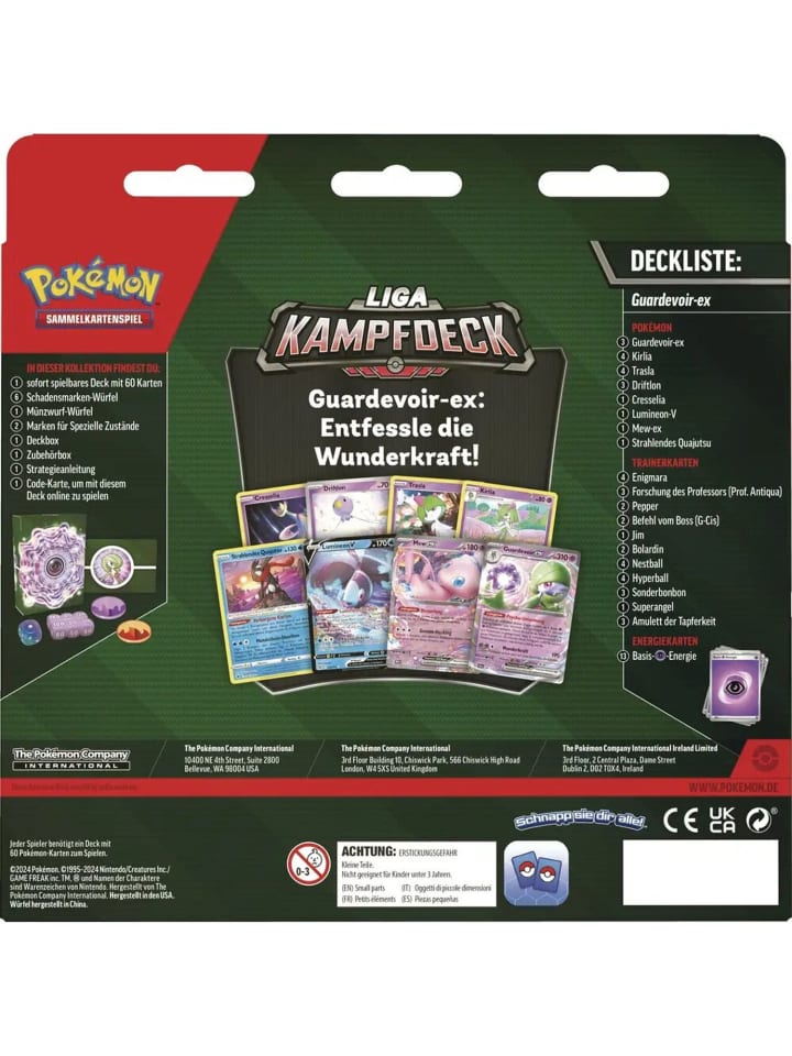 Pokémon Pokémon Liga Kampfdeck Guardevoir-Ex in Mehrfarbig ab 6 Jahre günstig kaufen onesize