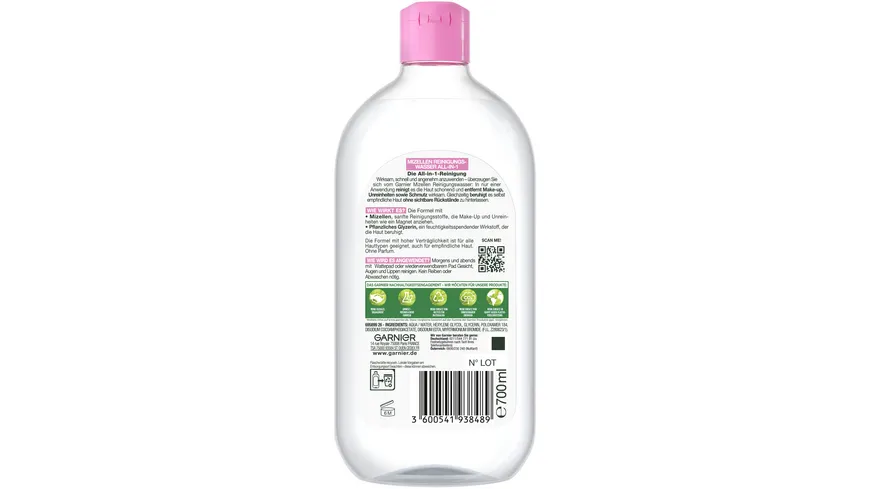 Garnier Skin Active Mizellenwasser All-in-1 Sensitive Maxi 700 ml