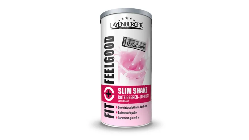 Layenberger Fit+Feelgood Slim Shake Rote Beeren-Joghurt 396 g