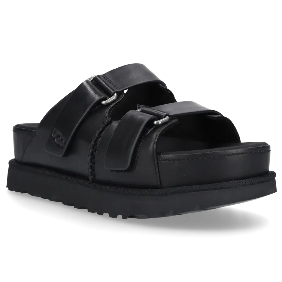 UGG - Sandalen GOLDENSTAR HI Kalbsleder - schwarz