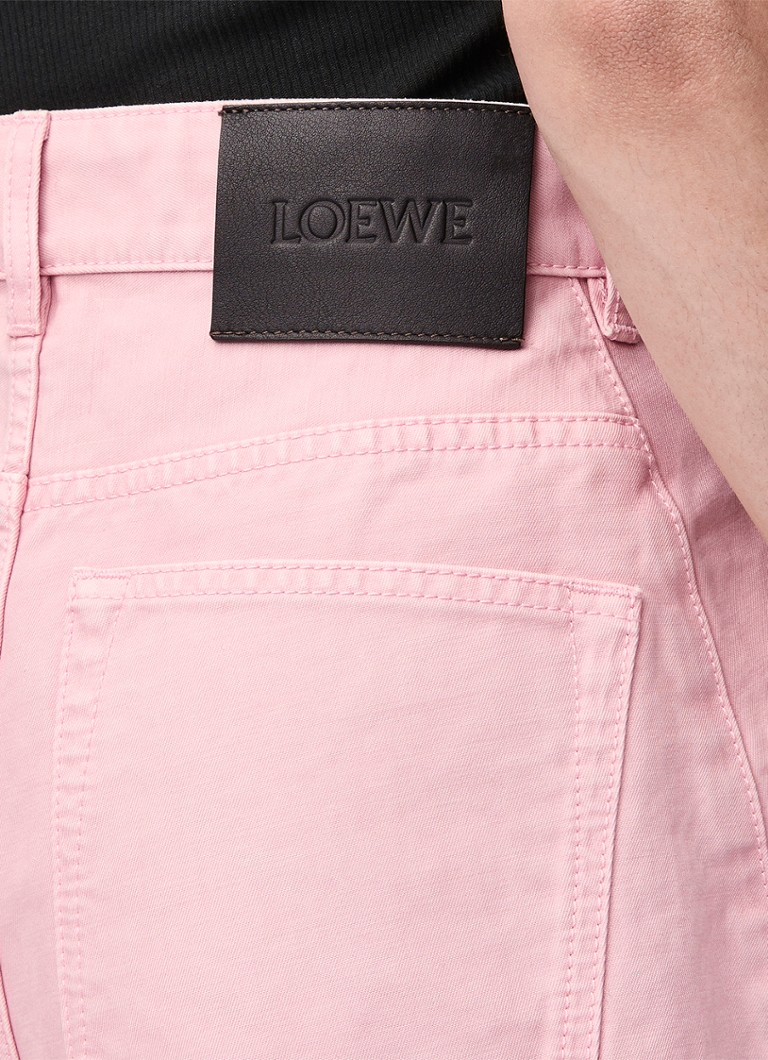 LOEWE vidēja jostasvietas brīva piegriezuma džinsi ar krāsainu mazgājumu