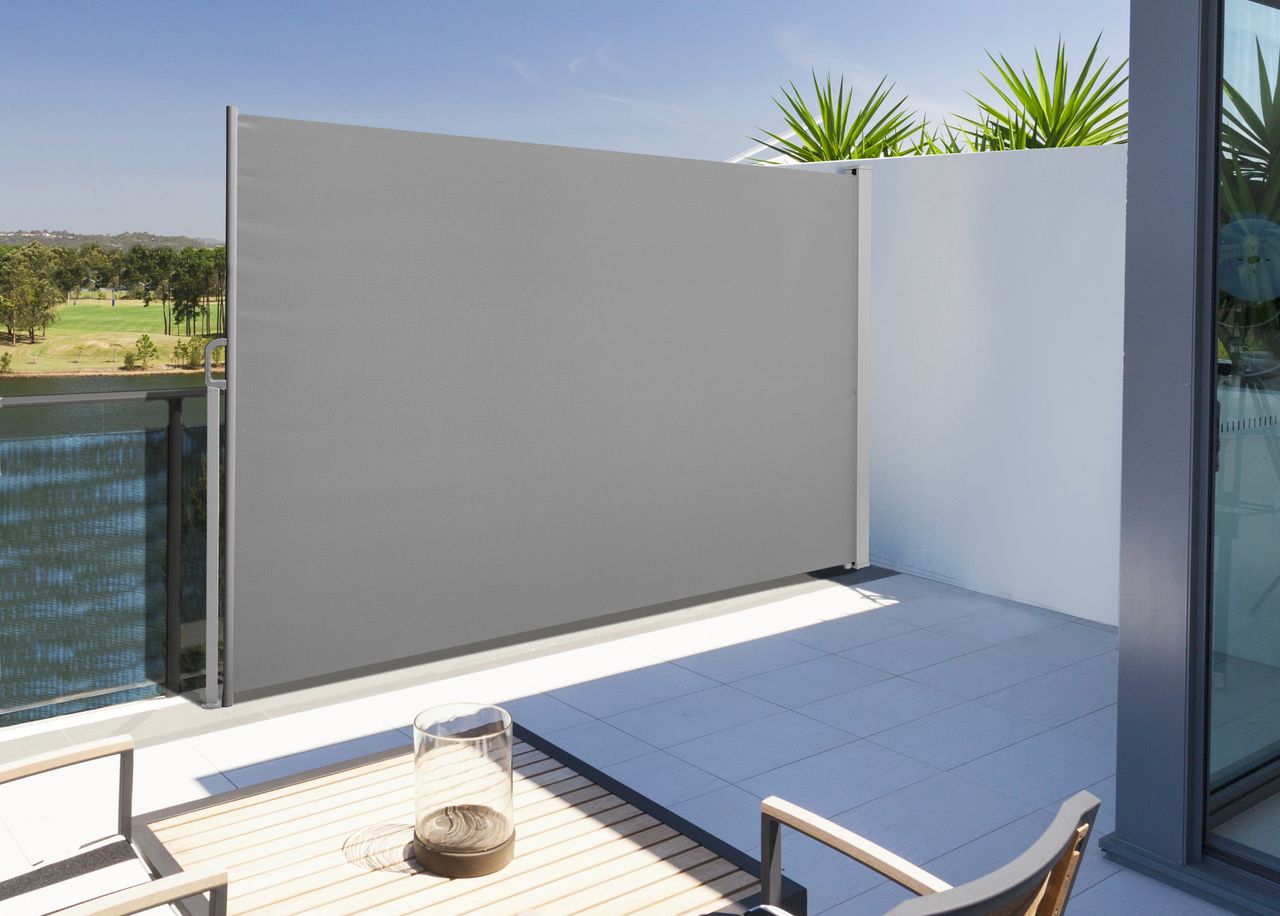 Gartenfreude Seitenmarkise 160 x 300 cm, anthrazit