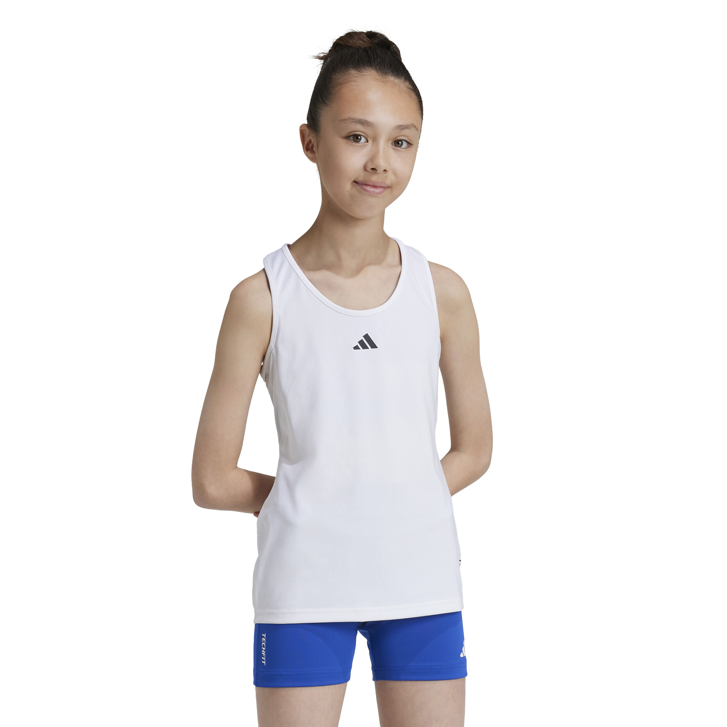 Tech-Fit Tank-Top Kinder - Weiß