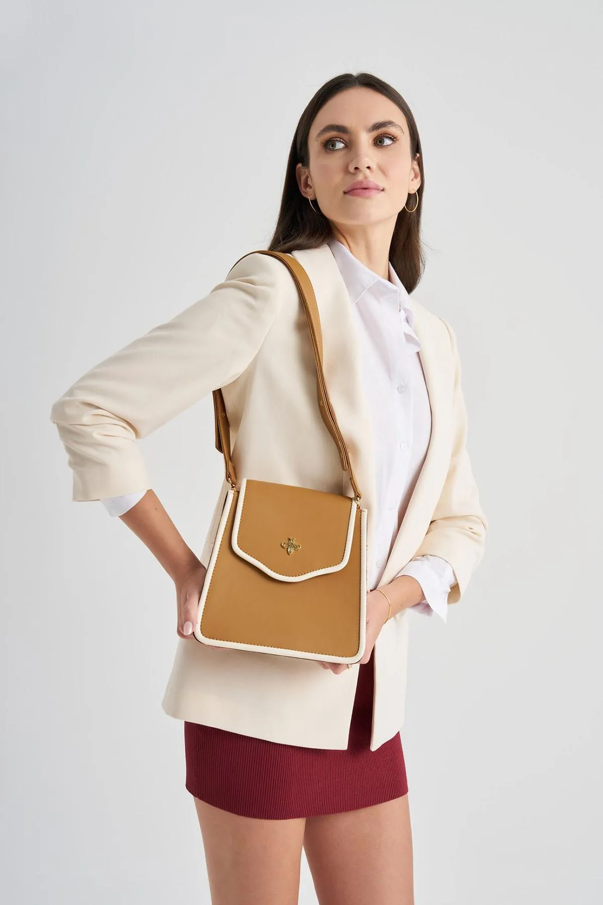 Lucky Bees  Hand- und Schultertasche für Damen – komfortables Design