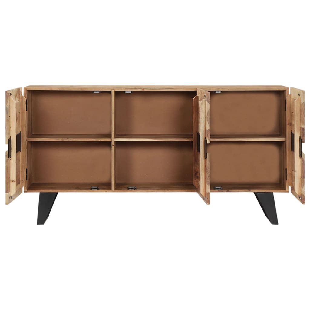 vidaXL Sideboard Sideboard 150 x 40 x 79 cm Akazie Massivholz (1 St)