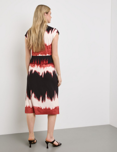 Shirtkleid mit Drapé-Effekt