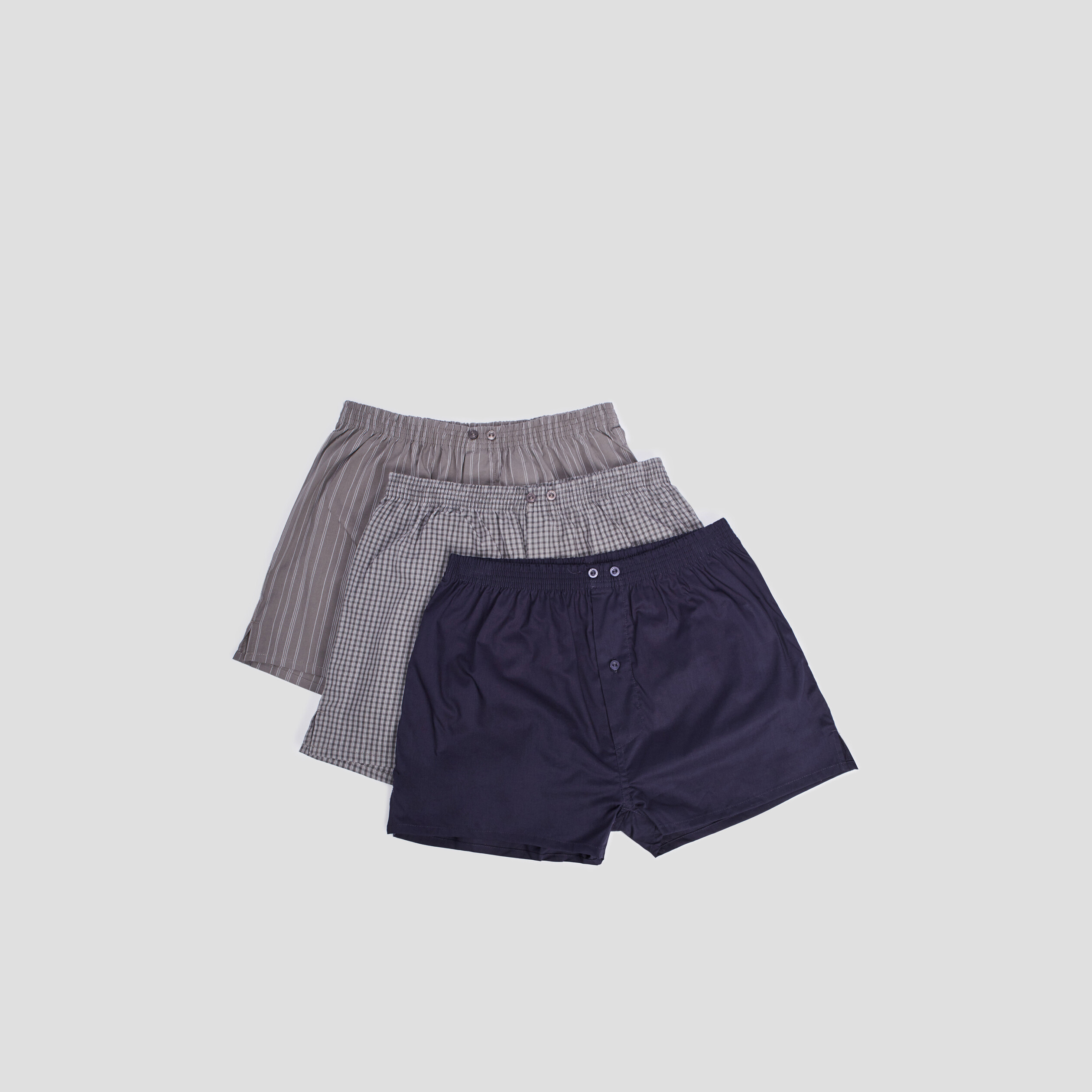 Lot 3 caleçons gris homme | La Halle