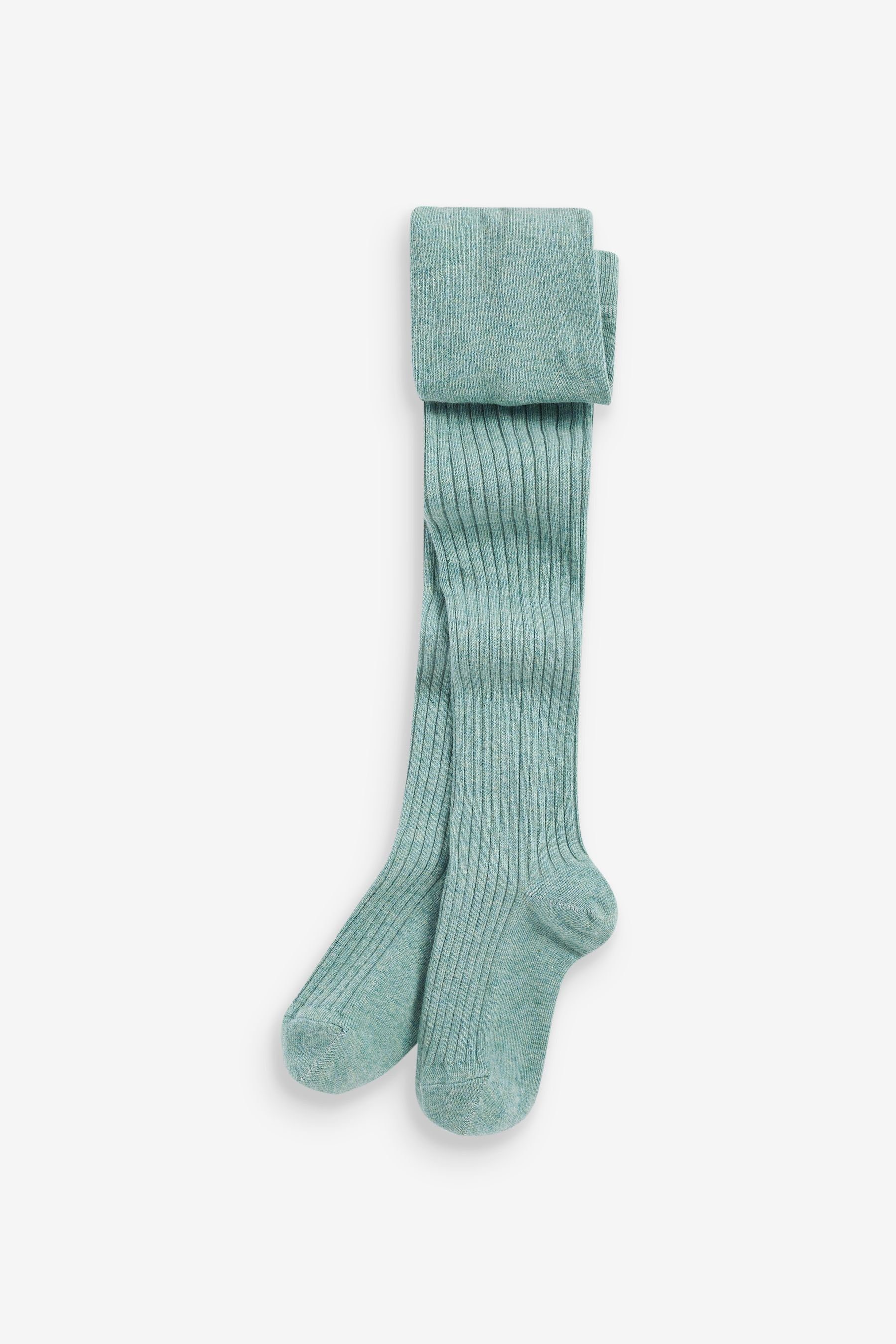 Next Strickstrumpfhose Gerippte Strumpfhose mit hohem Baumwollanteil (1 St)