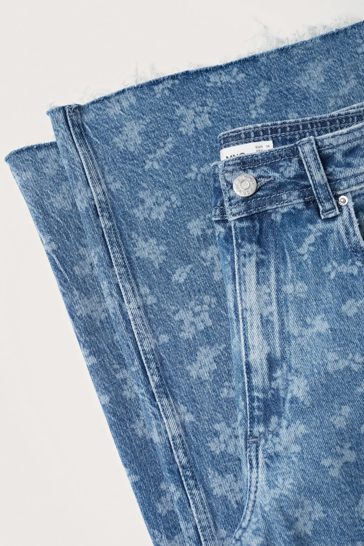 MANGO  Jeans - Blau - Wide Leg