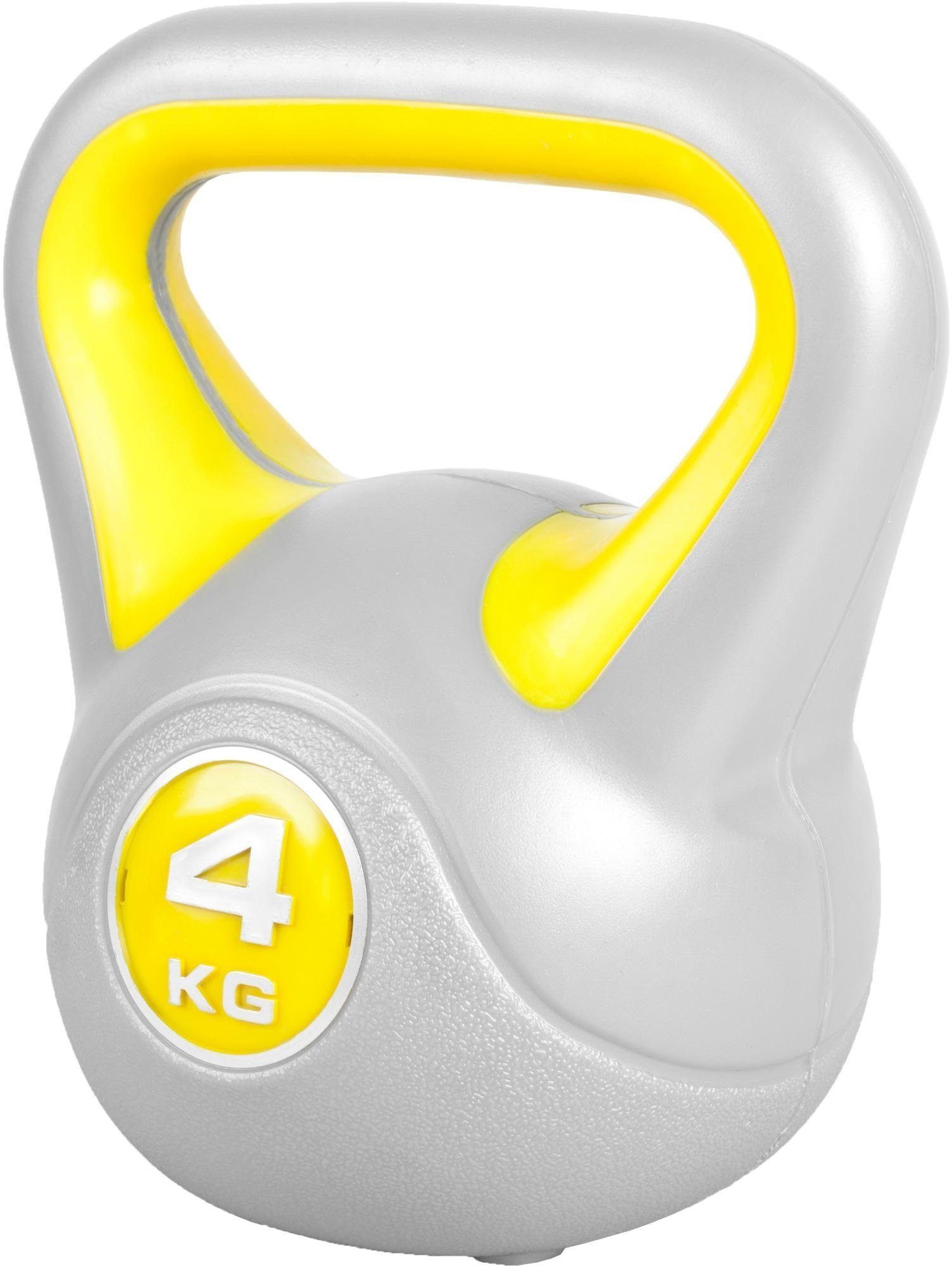 GORILLA SPORTS Kettlebell Kettlebell Stylish Kunststoff 4 kg