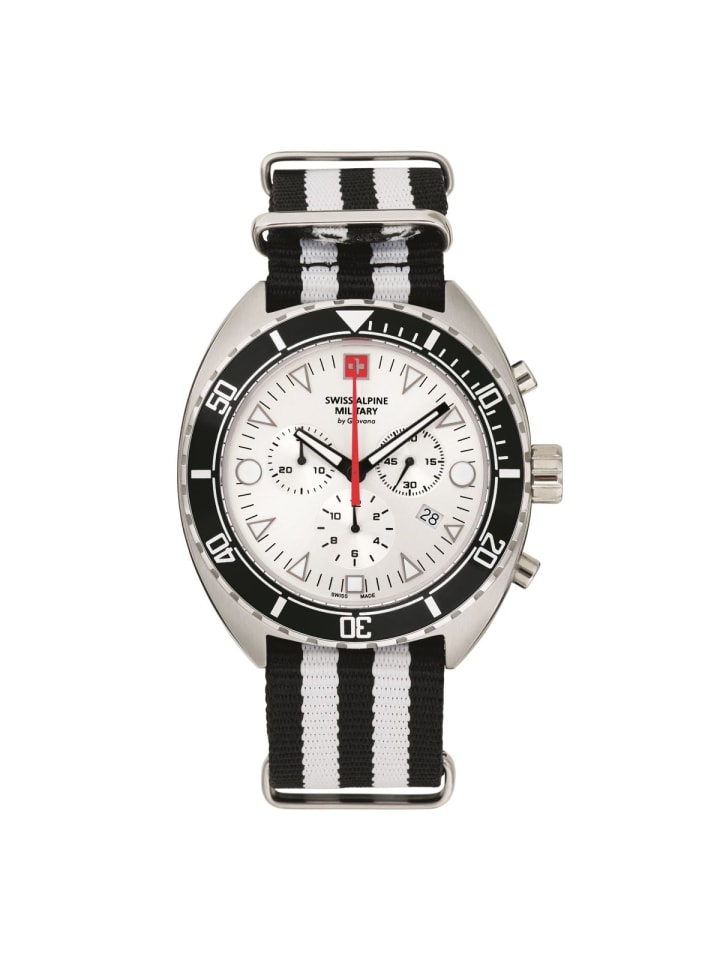 Swiss Military Quarzuhr 7066.9632SAM in Silber günstig kaufen onesize