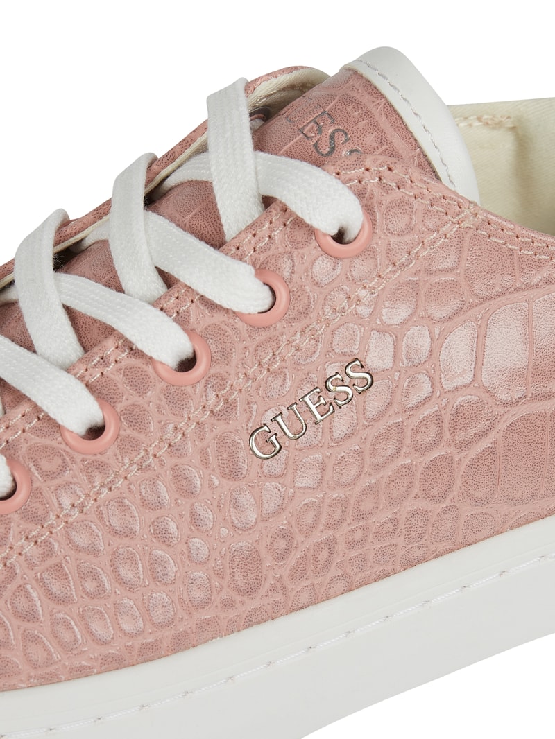 Sneaker in Leder-Optik Modell 'Ester' in pink