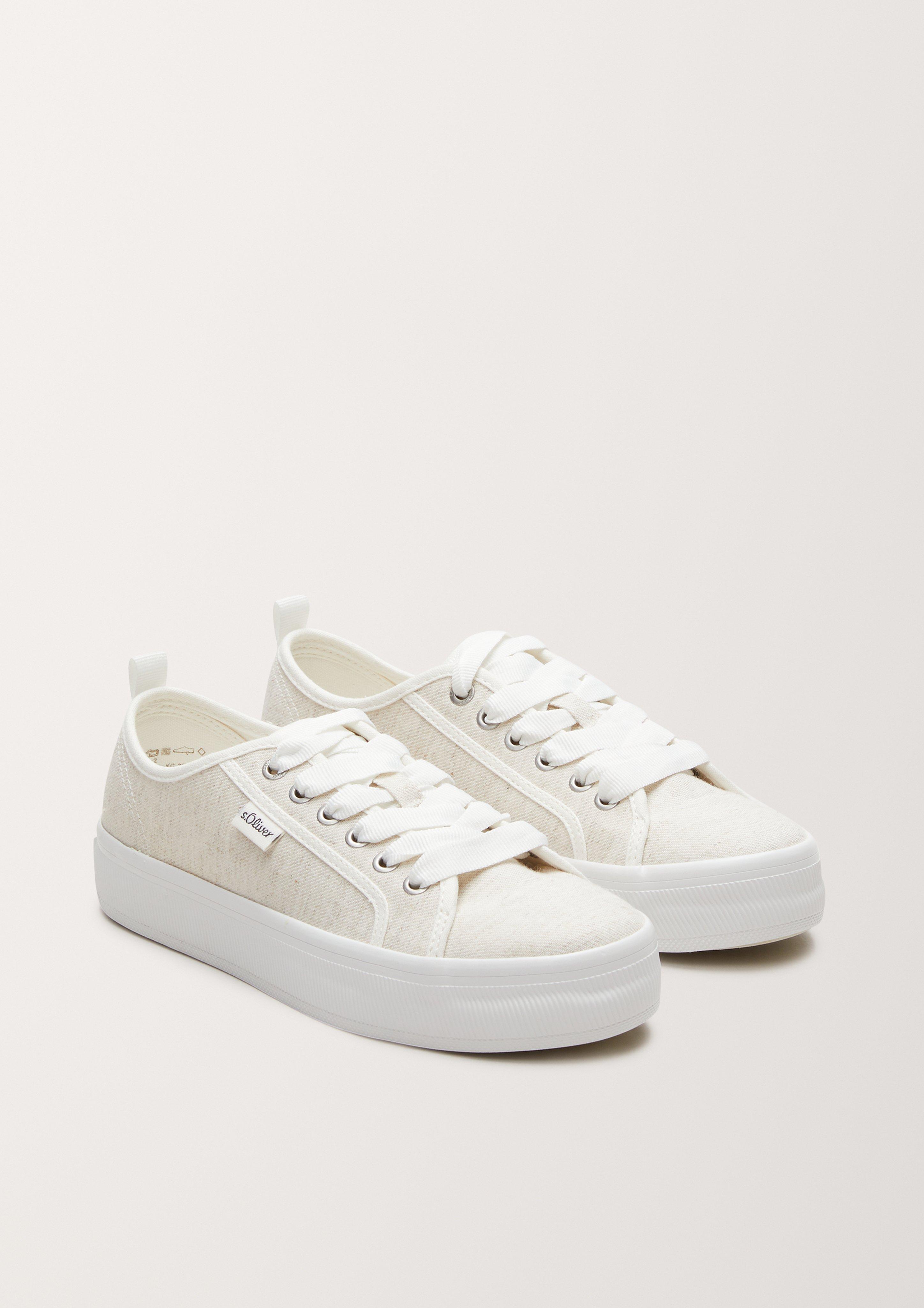 Sneaker aus Baumwolle und Leinen  6006296-422
