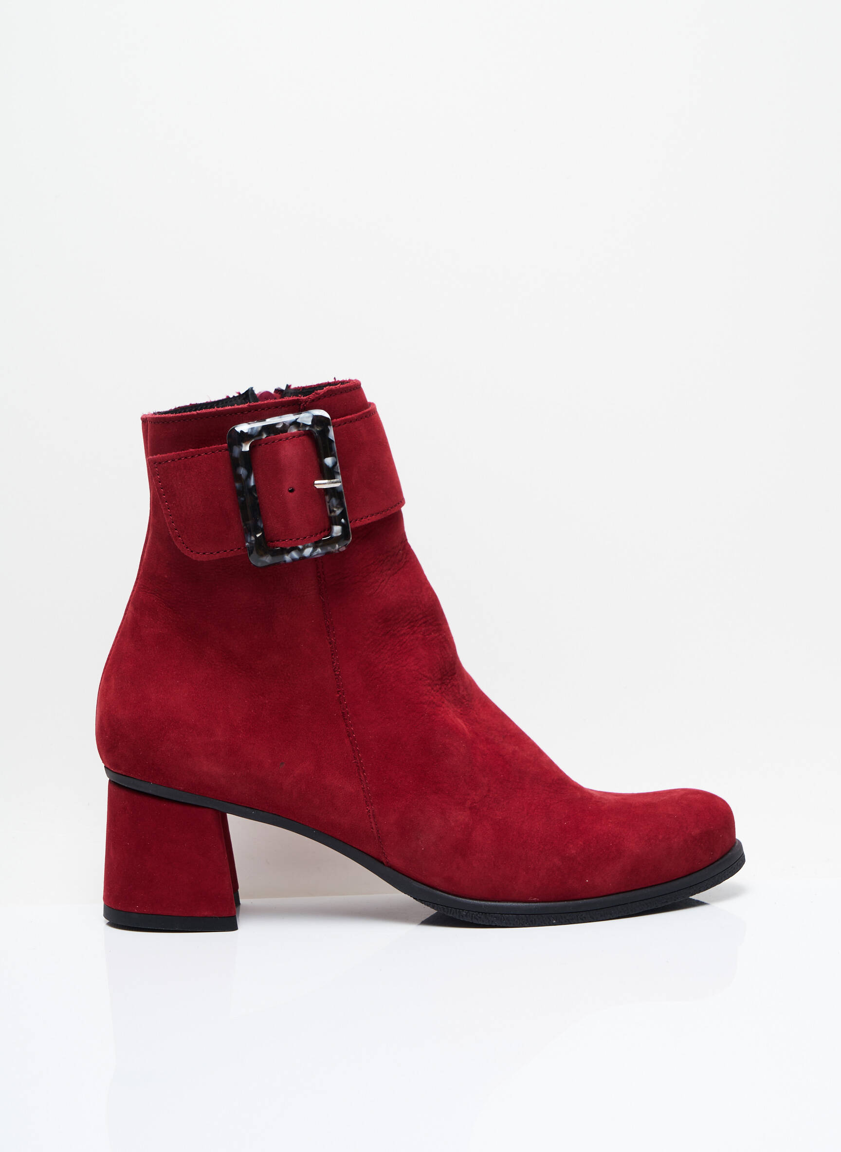 Hirica Bottines Femme couleur rouge