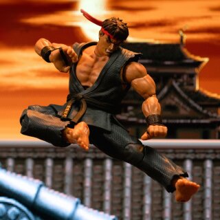 Ultra Street Fighter II: The Final Challengers Actionfigur - Evil Ryu SDCC 2023 Exclusive