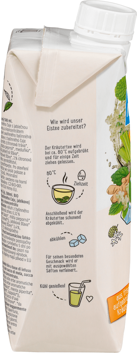 Eistee, Kräuter, 500 ml