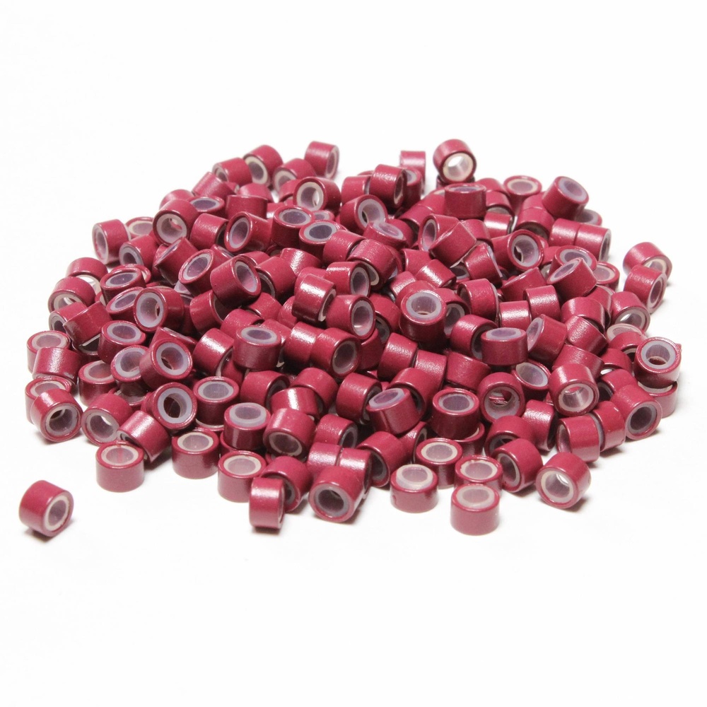 hair2heart Anneaux de fixation Microrings avec silicone pour 1g d' Extension Loops extensions
