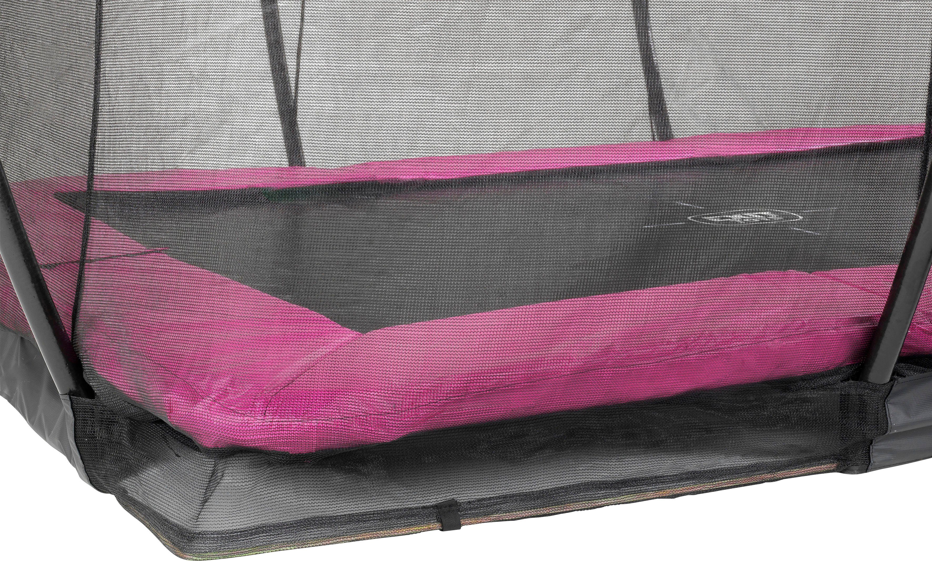 EXIT Bodentrampolin Silhouette Ground, BxT: 214x305 cm, mit Sicherheitsnetz