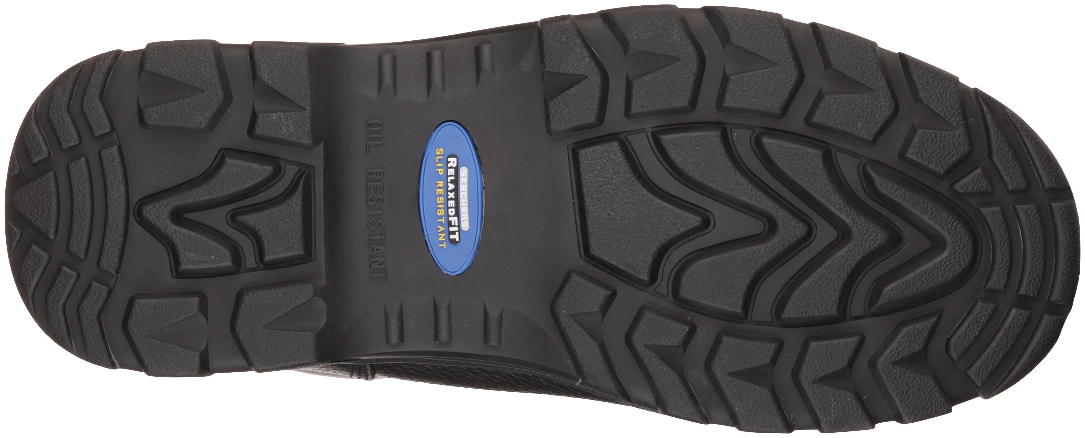 Skechers WORKSHIRE Sicherheitsstiefel SB FO SRA, klassischer Lederstiefel mit Memory Foam Einlegesohle