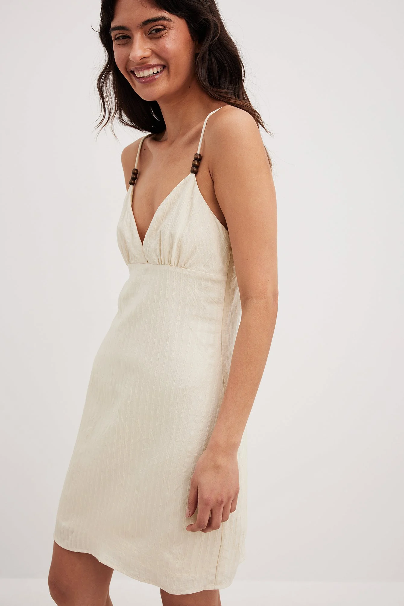 Minikleid mit Perlendetail