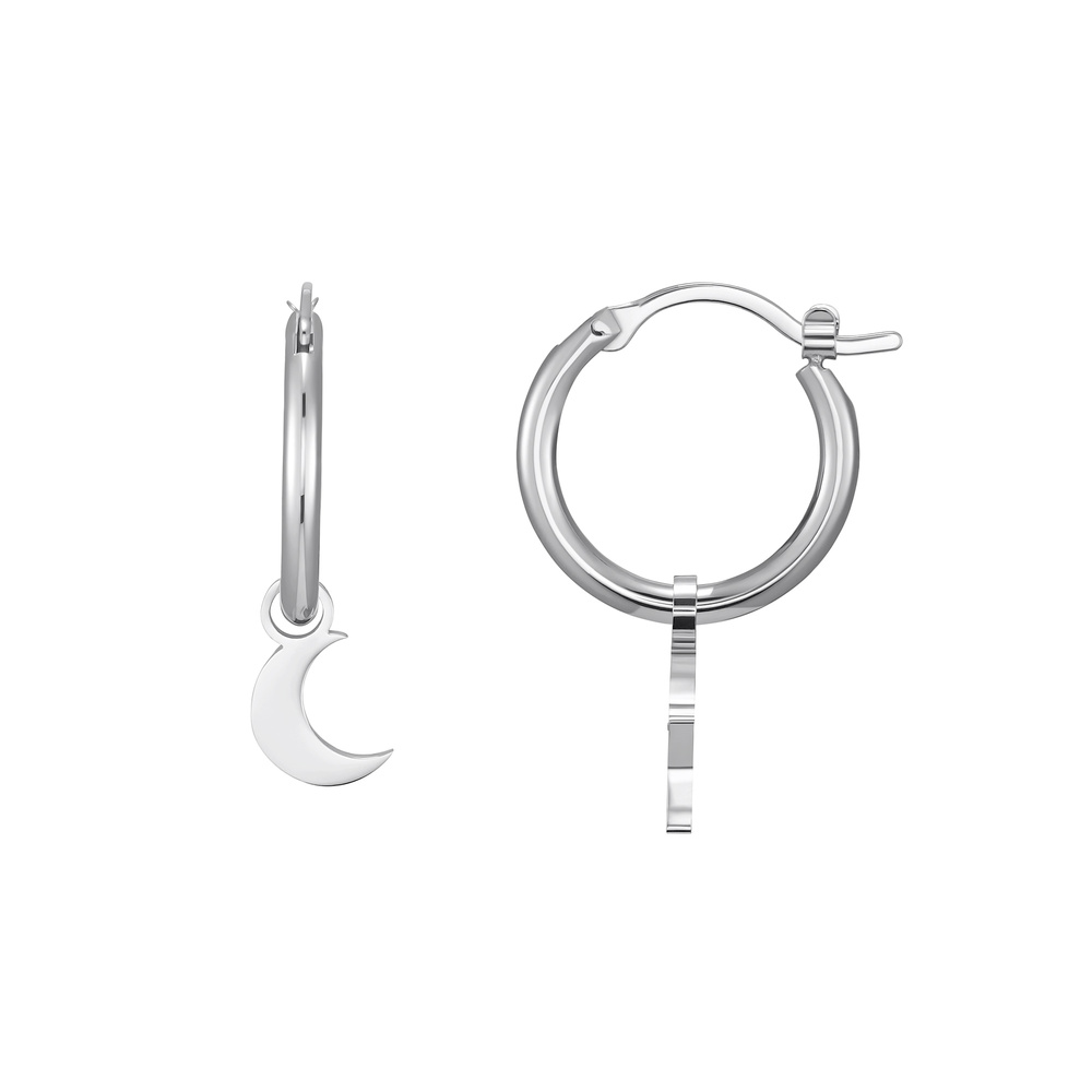 Heideman Boucles d'oreilles Lune & Étoile Boucles d'oreilles