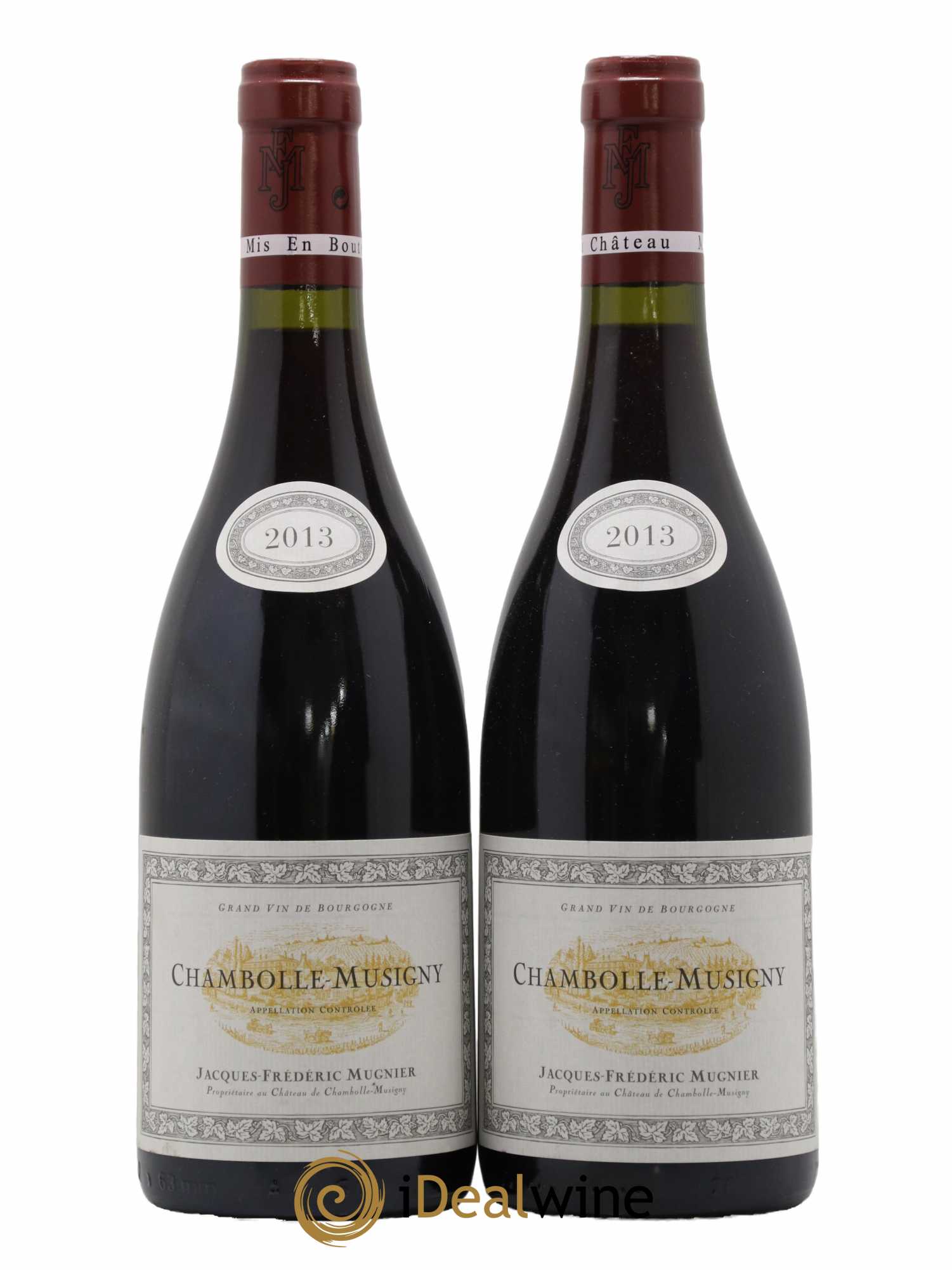 Chambolle-Musigny Jacques-Frédéric Mugnier  2013 - Lot de 2 Bouteilles