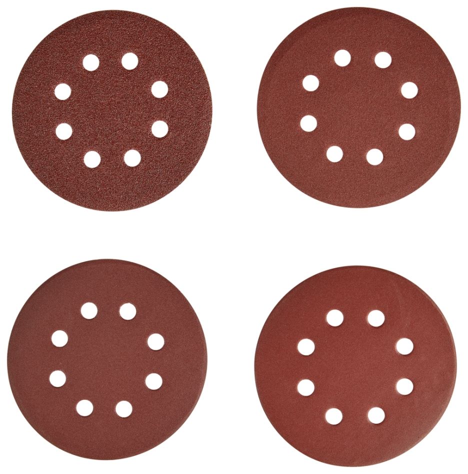 Makita Zubehör D-77229 Schleifscheibe 125 mm Roter Klettverschluss Pro 20 Stück
