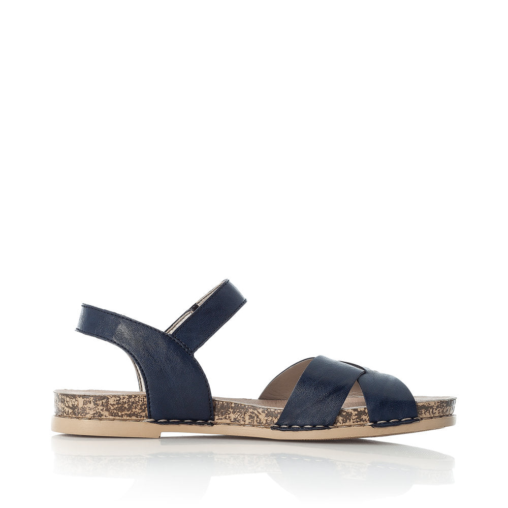 Rieker Damen Riemchensandalen pazifikblau
