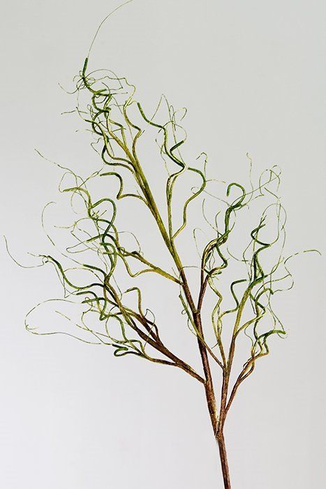 Foam Flower Kunstpflanze Grün Braun 110 cm