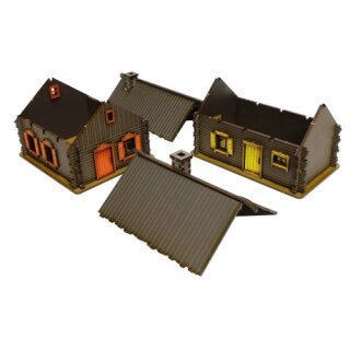 Russian Village - Log Cabins