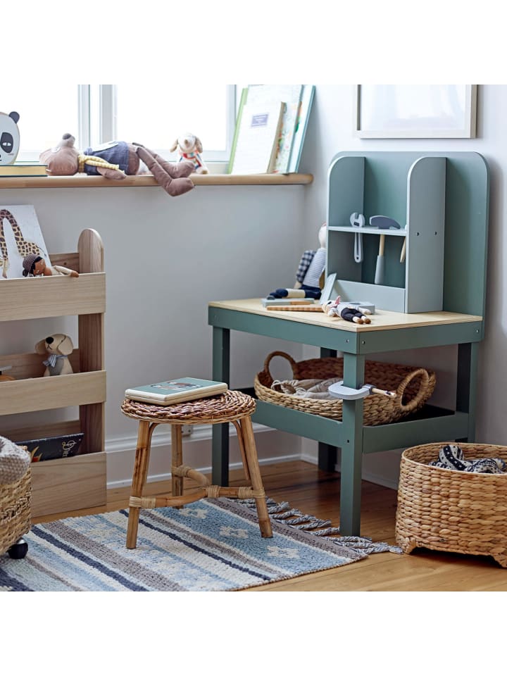 Bloomingville mini Holz-Werkstatt Bubba in Grün günstig kaufen onesize