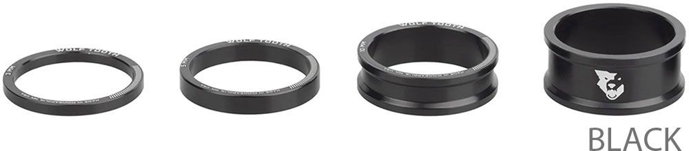 Wolf Tooth Components 3/5/10/15mm 4 Stk. Steuersatz Spacer kaufen | Bike-Discount