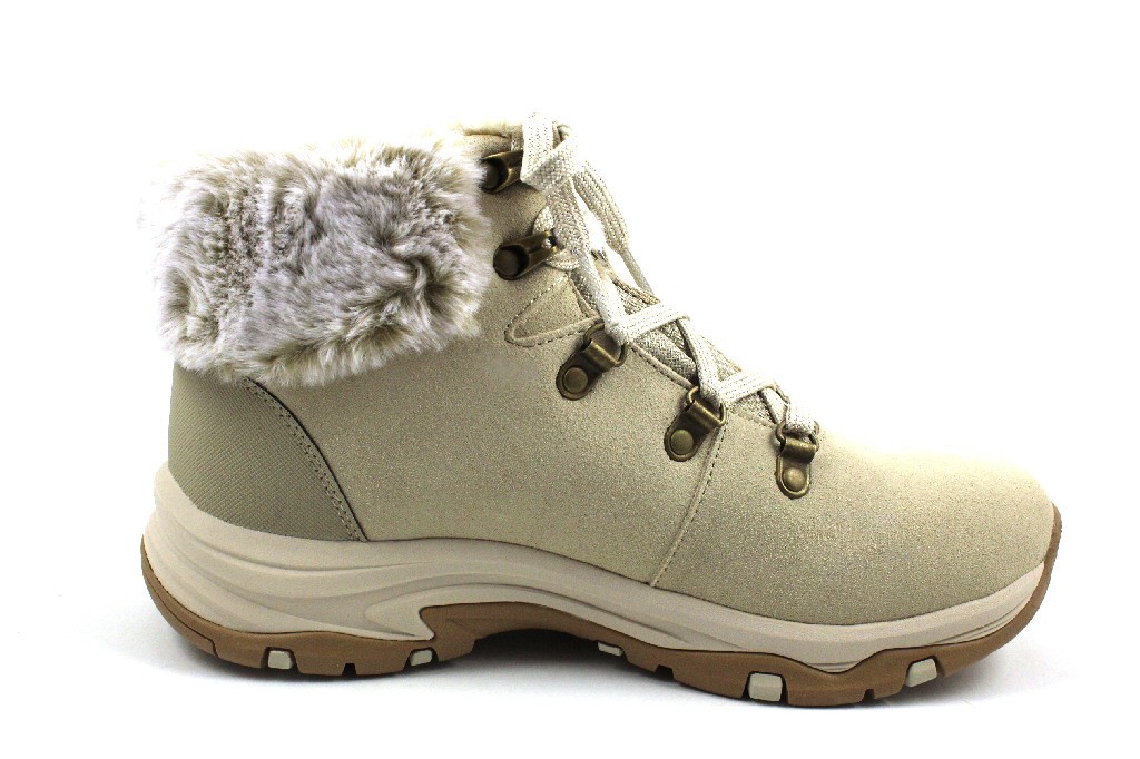 SKECHERS Stiefeletten beige Schnürboots Waterproof