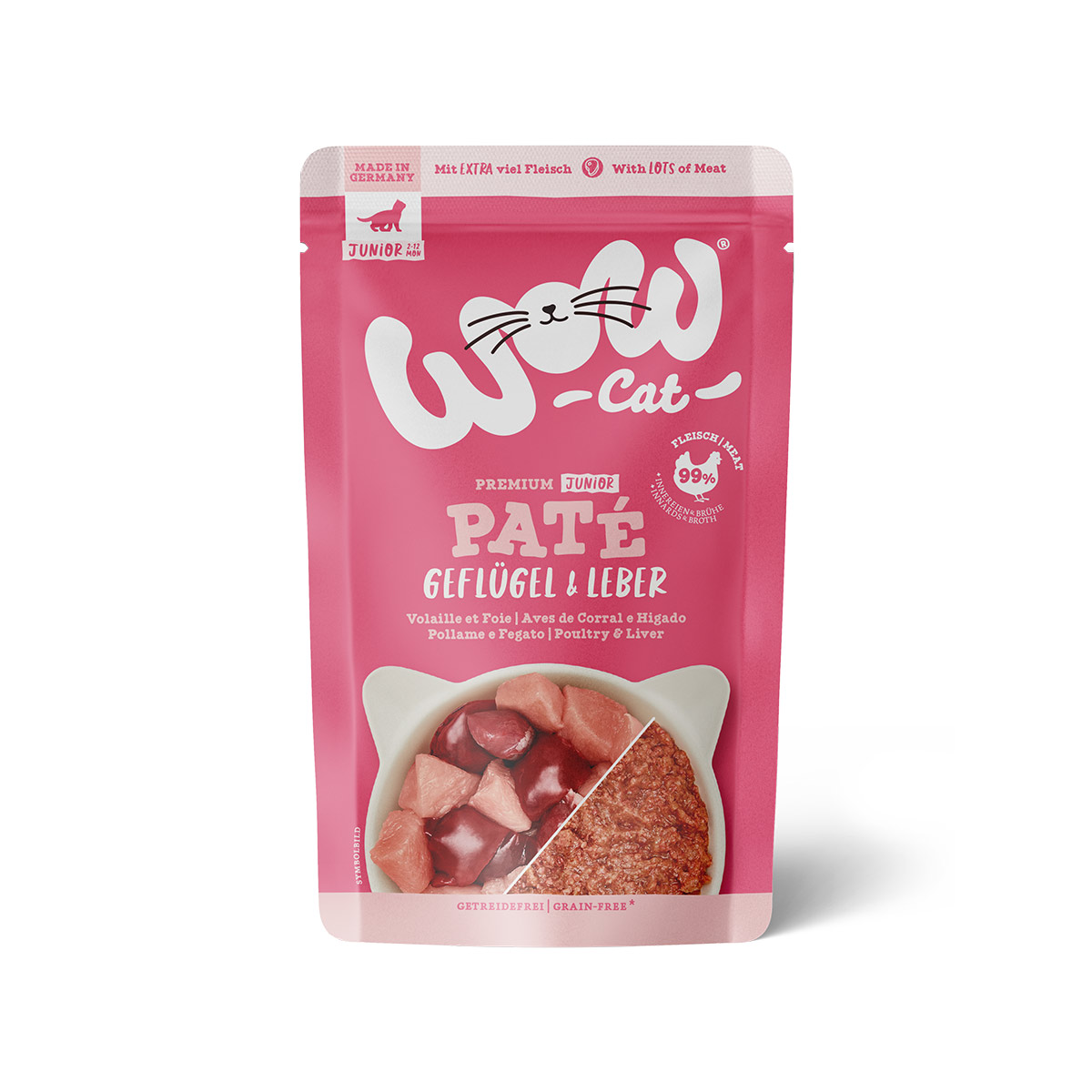WOW CAT Junior Geflügel & Leber günstig kaufen bei ZooRoyal