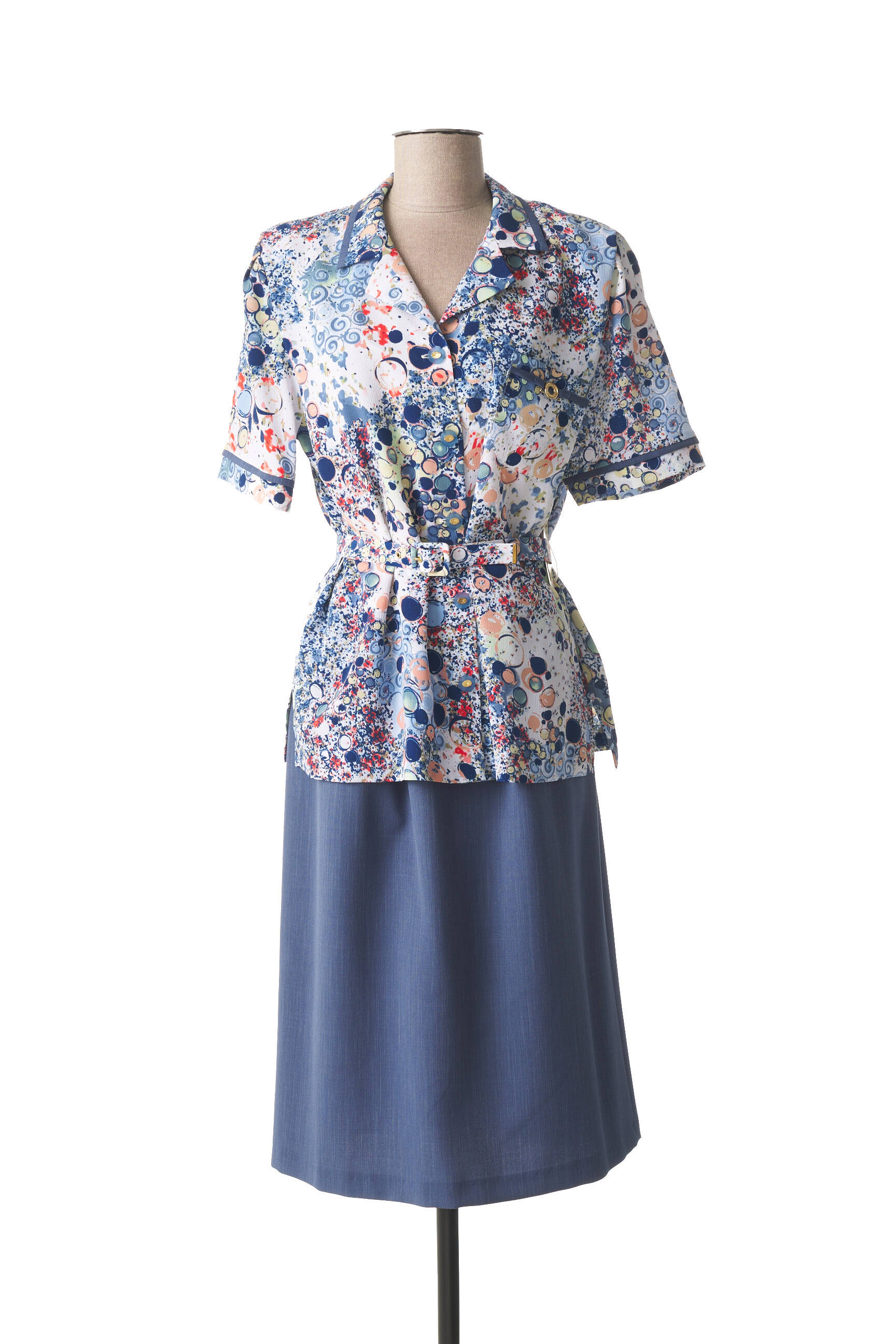 France Rivoire Ensembles Robe Femme couleur bleu
