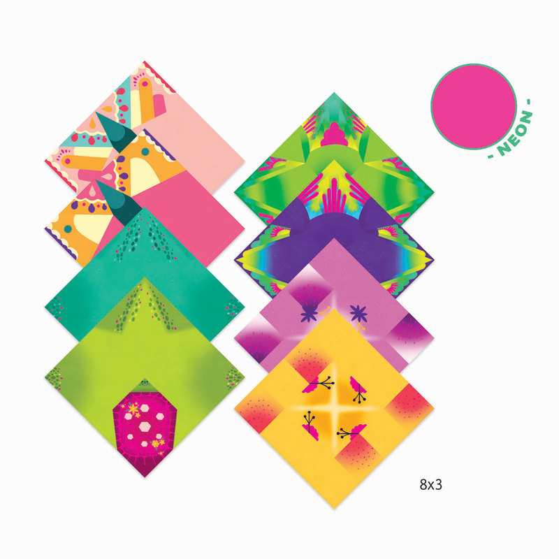 Pochette Origami Tropiques Djeco